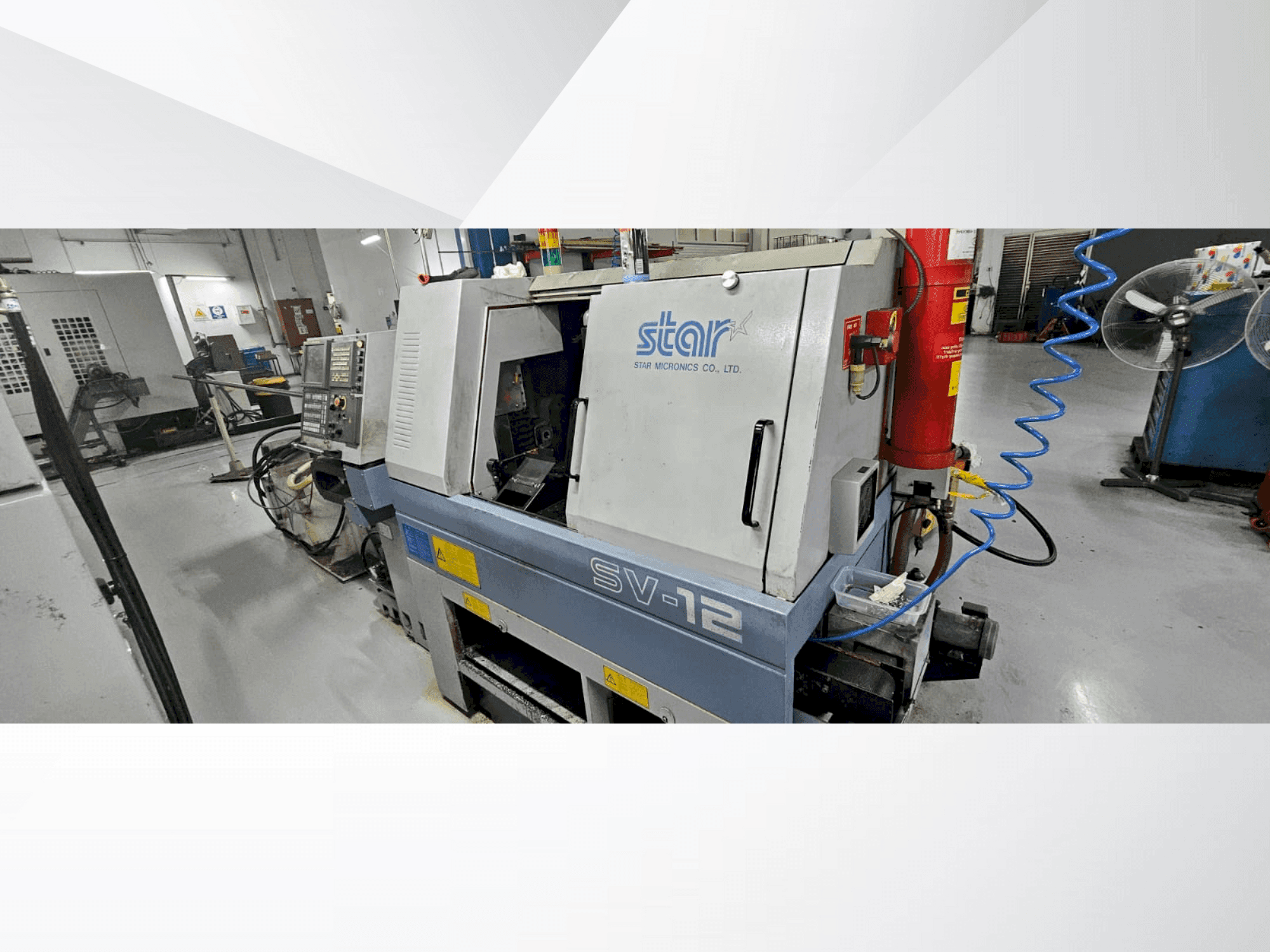 Vue de face de la machine Star SV-12