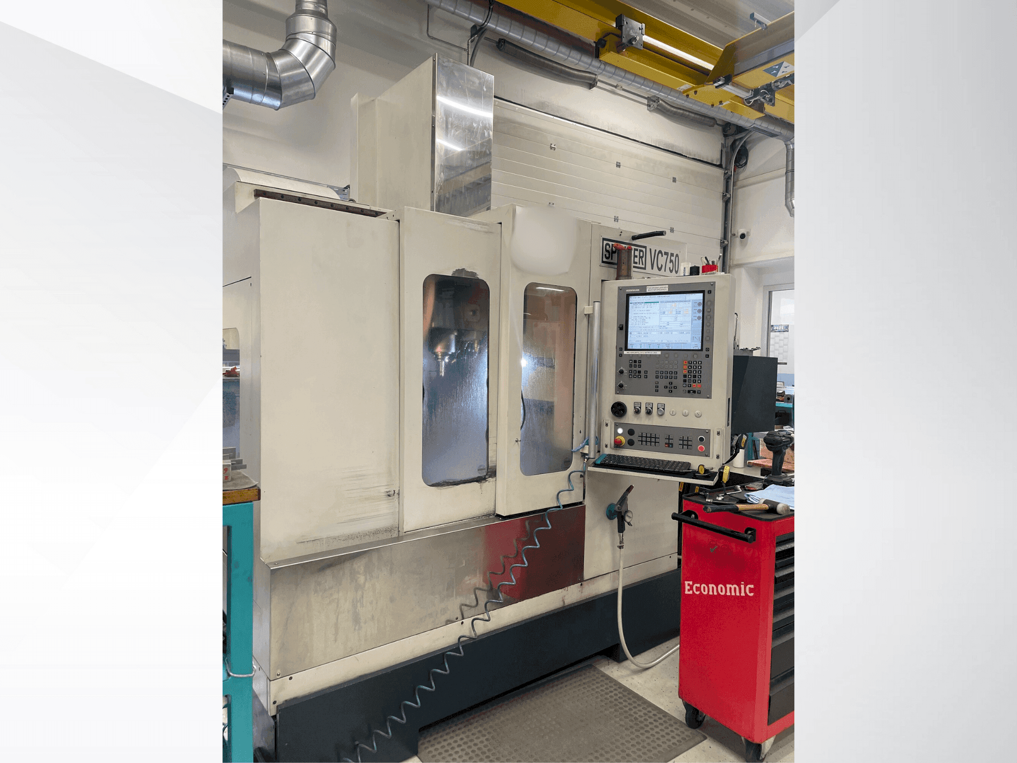 Vue de face de la machine SPINNER VC 750