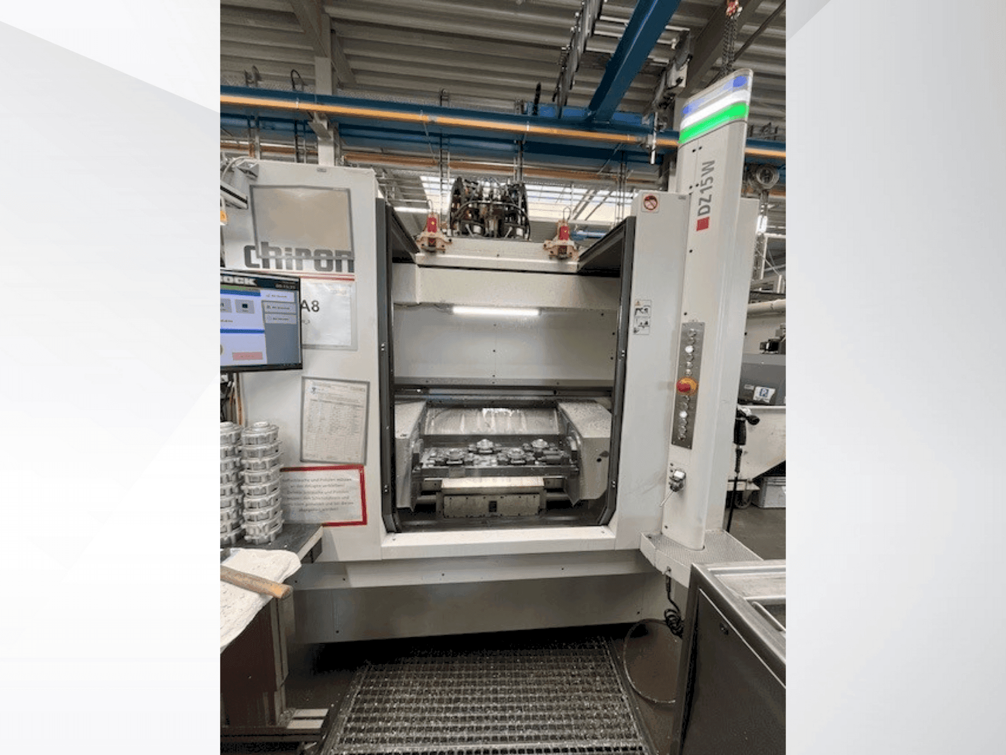 Vue de face de la machine CHIRON DZ 15 W