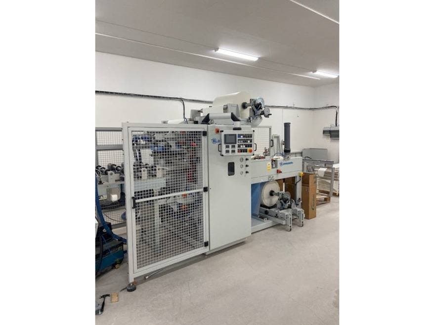 Vue de face de la machine Barberan .