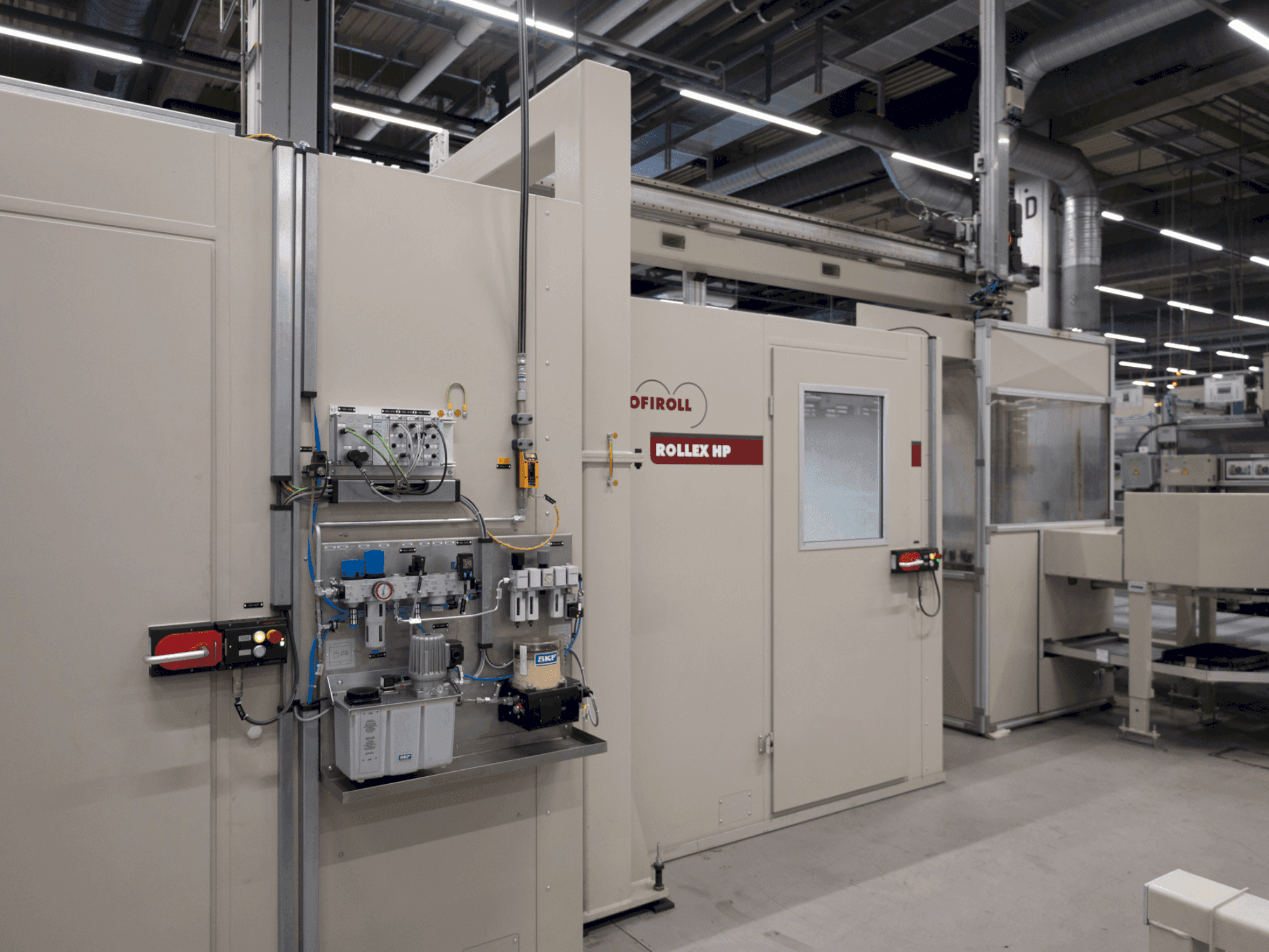 Vue de face de la machine PROFIROLL ROLLEX HP