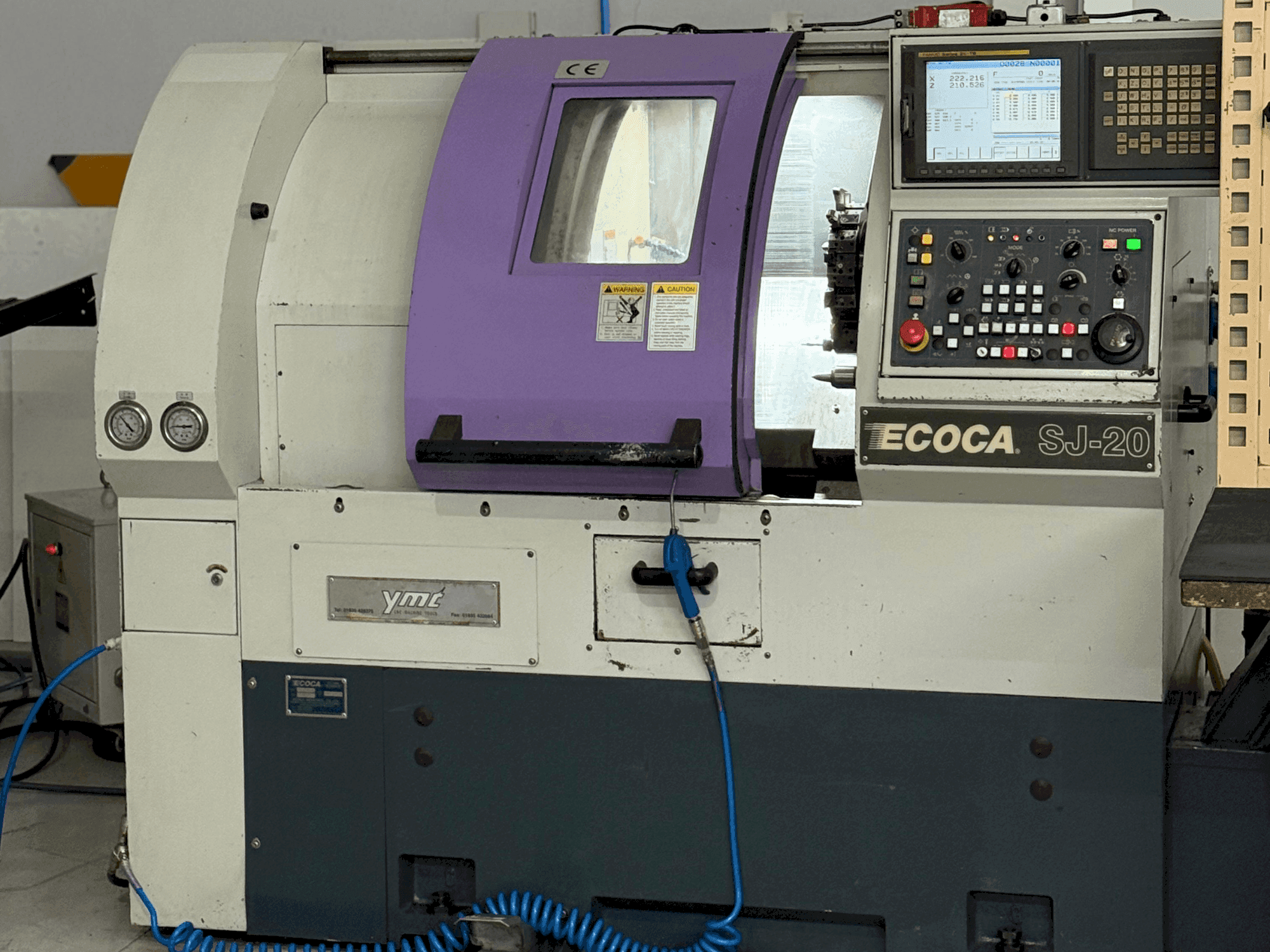 Vue de face de la machine ECOCA SJ-20