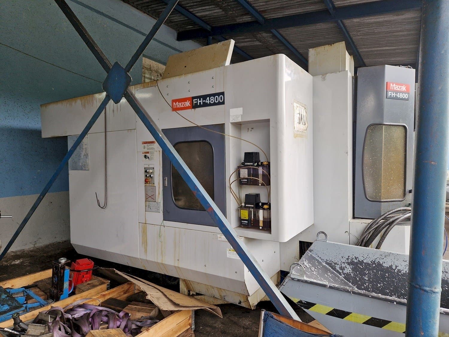 Vue de face de la machine Mazak