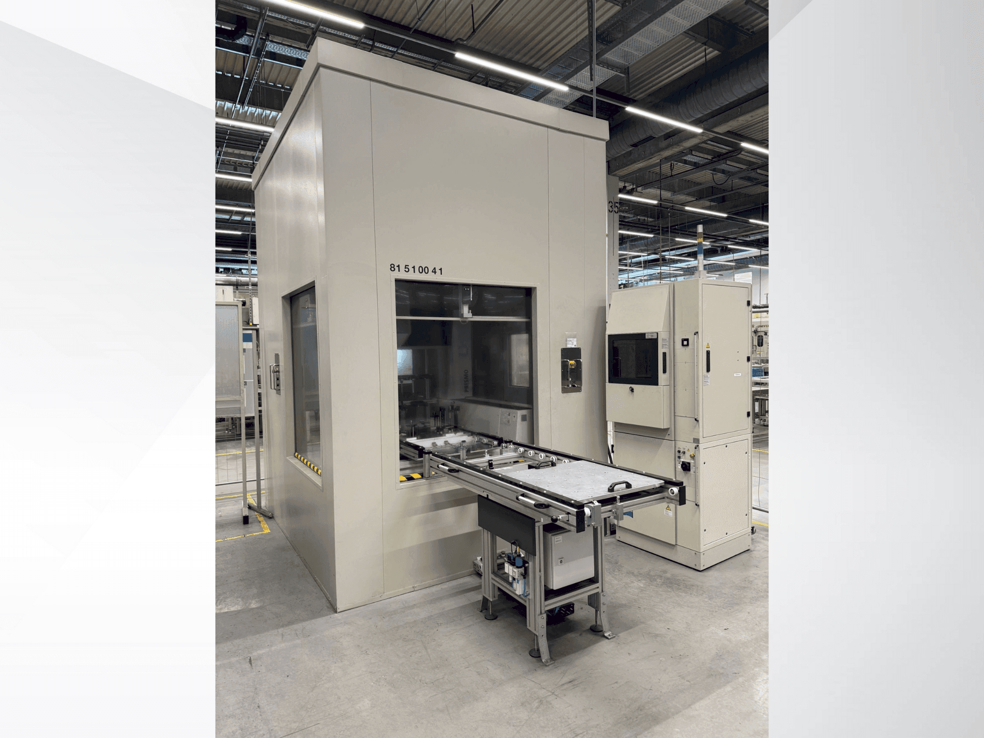 Vue de face de la machine HOFMANN CVK11-BH4