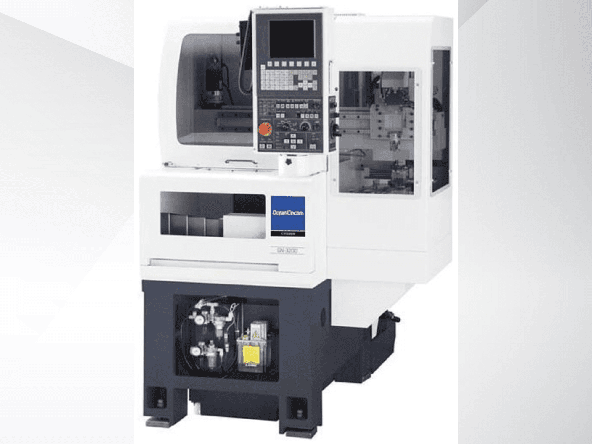Vue de face de la machine Miyano GN3200-2F2