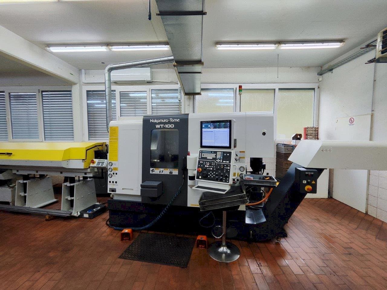 Vue de face de la machine NAKAMURA-TOME WT-100 MMY