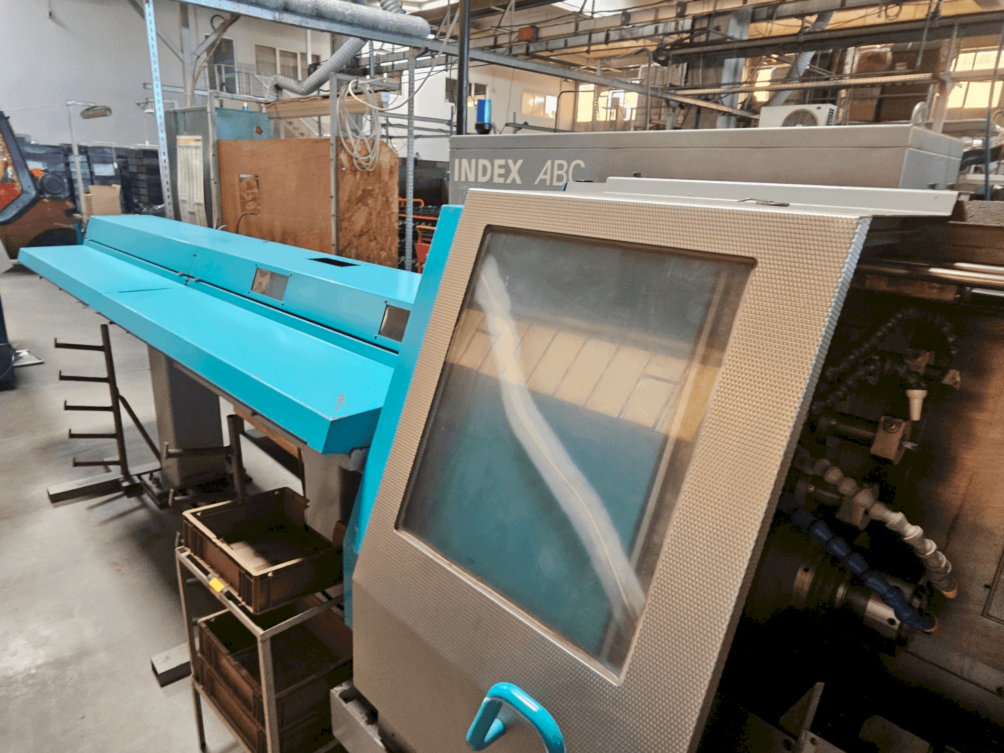 Vue de face de la machine Index ABC