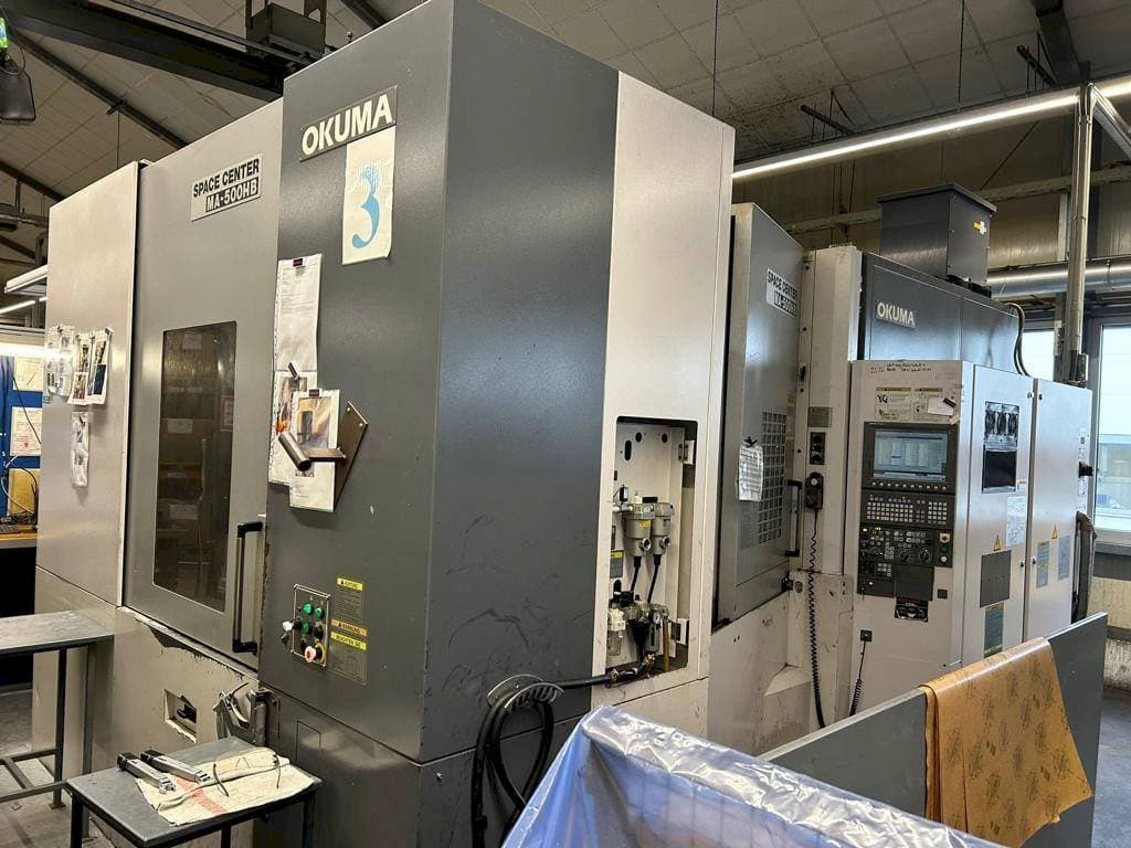 Vue gauche de la machine Okuma MA 500HB