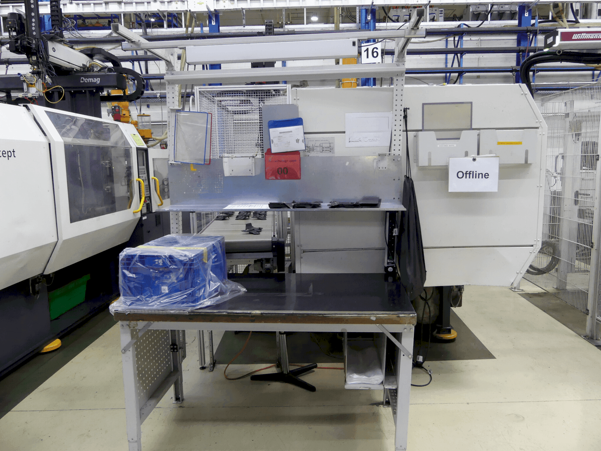 Vue de face de la machine DEMAG Ergo-Tech 250-1450