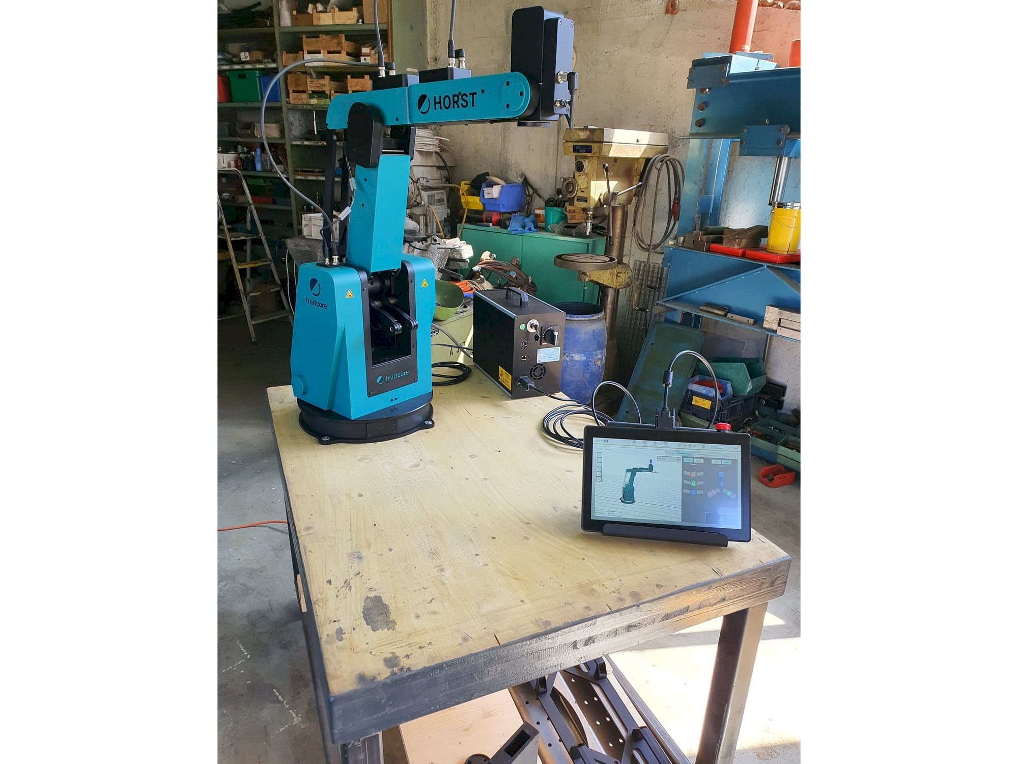 Vue de face de la machine Fruitcore Horst 900