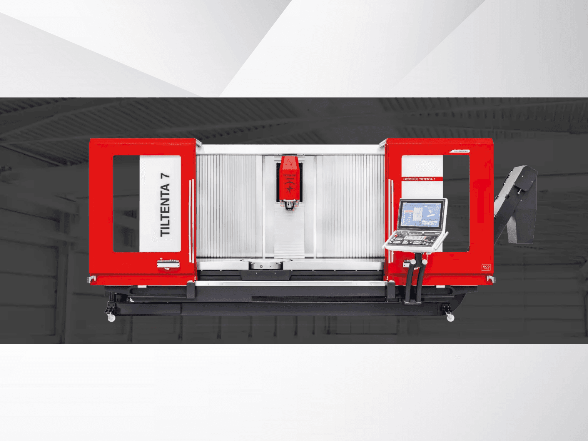 Vue de face de la machine HEDELIUS Tiltenta 7