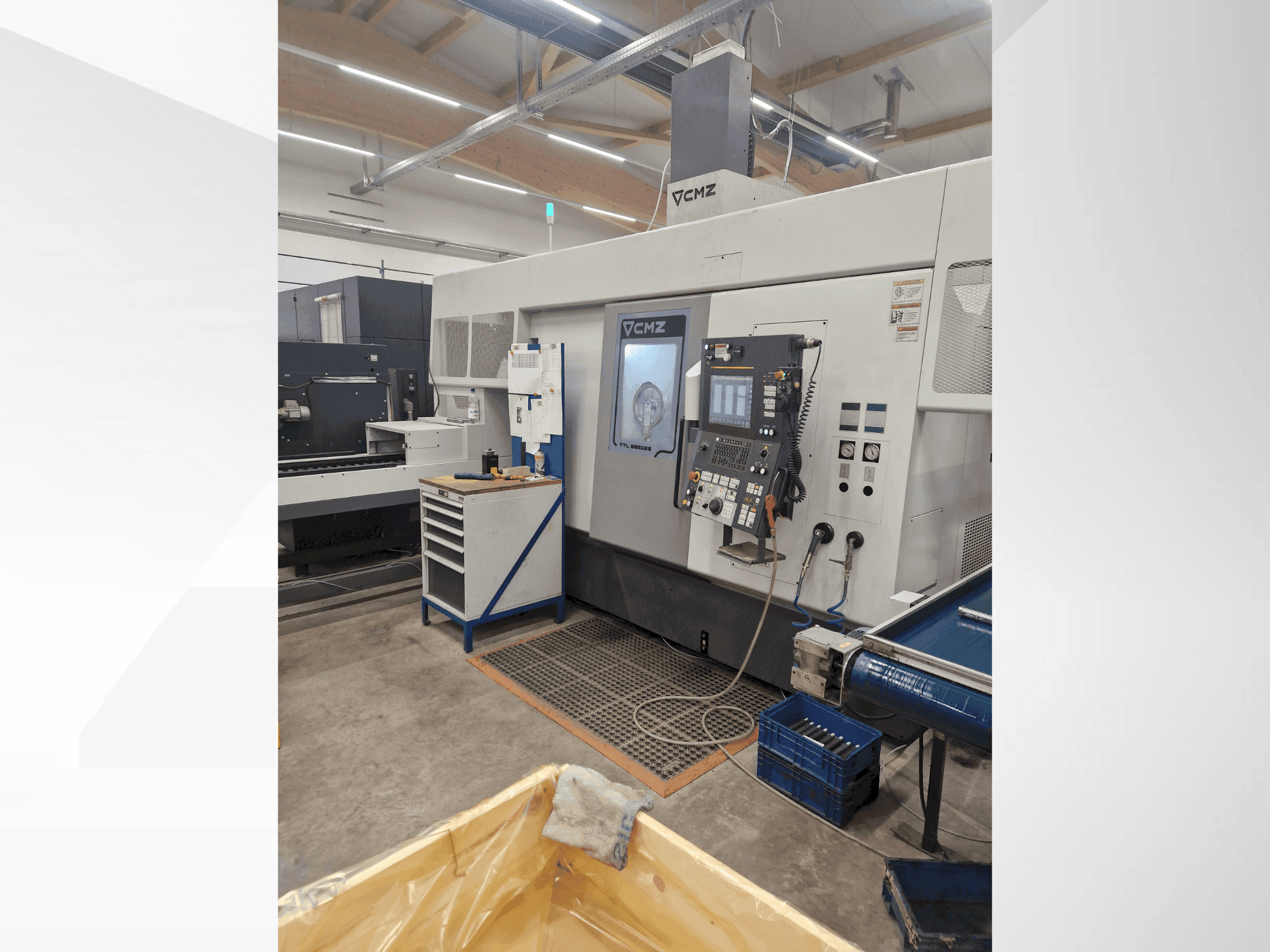 Vue de face de la machine CMZ TTL-66-66-TTY-T2Y