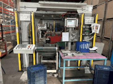Vue de face de la machine Transfluid DB 650 ST-SPS