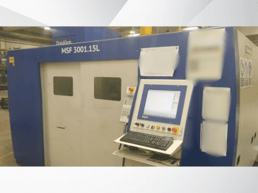 Vue de face de la machine MicroStep Fiber MSF 3001.15L