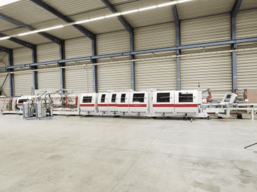 Vue de face de la machine WEHRMANN Combima /K/I/R80/1260/V