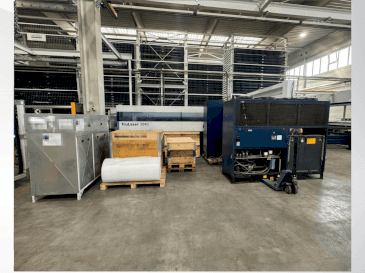 Vue de face de la machine TRUMPF TruLaser 3040