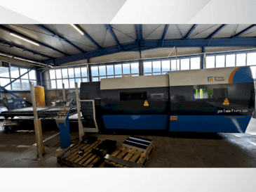 Vue de face de la machine Prima Power PLATINO FIBER