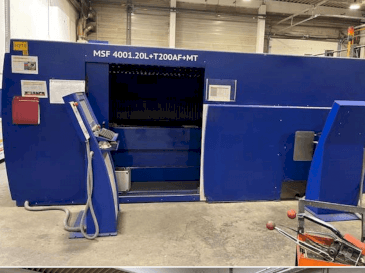 Vue de face de la machine MicroStep Fiber MSF 4001.20L