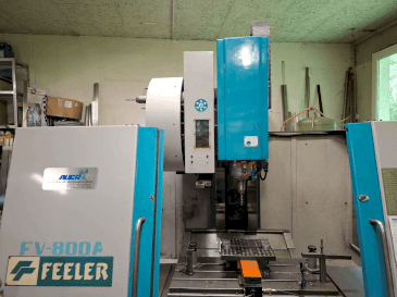Vue de face de la machine Feeler FV-800A