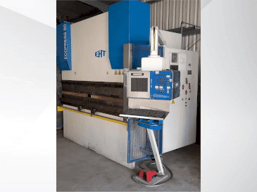 Vue de face de la machine EHT Ecopress 80