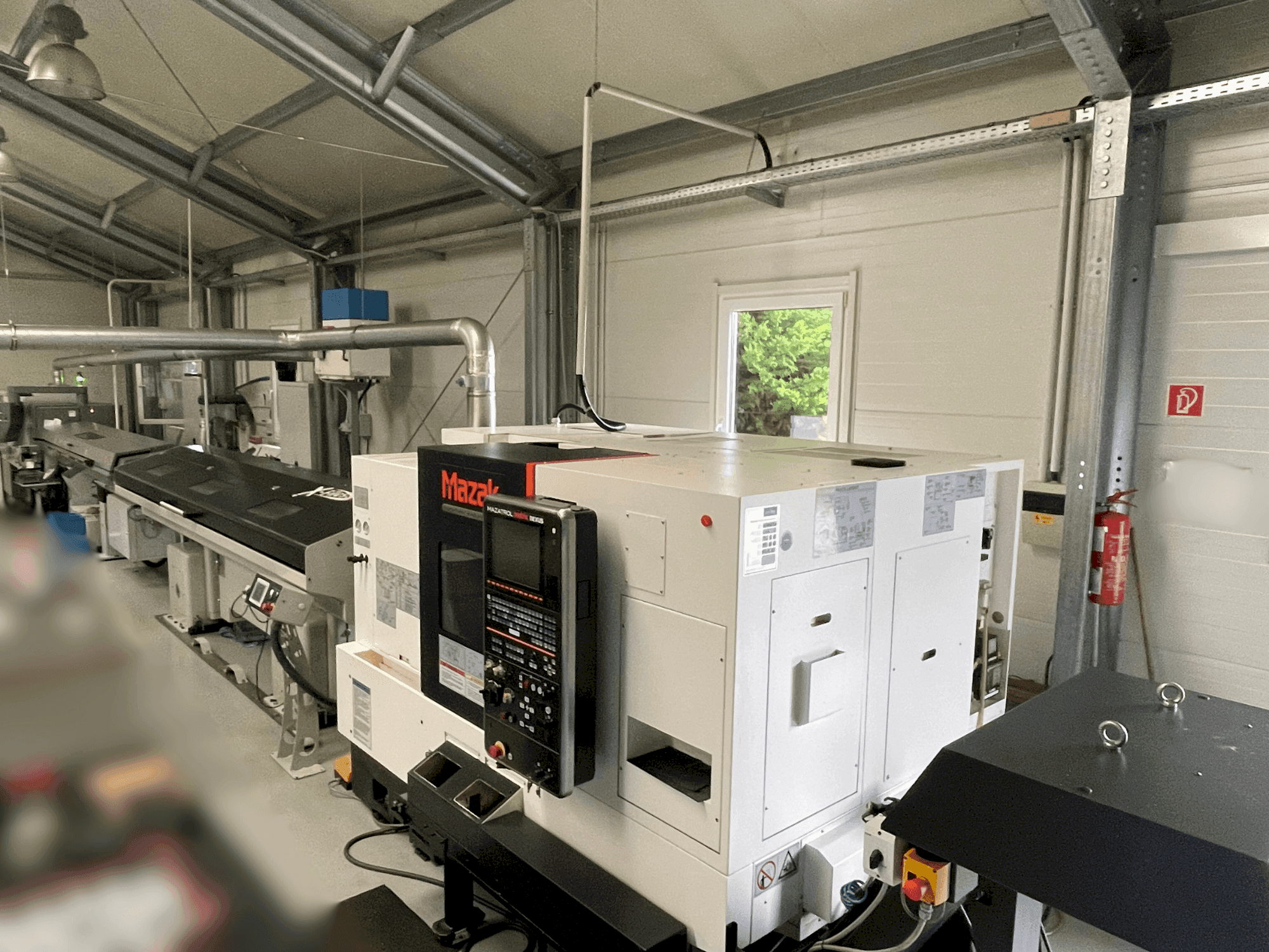 Vue de face de la machine Mazak Quick Turn Nexus 200-II MS