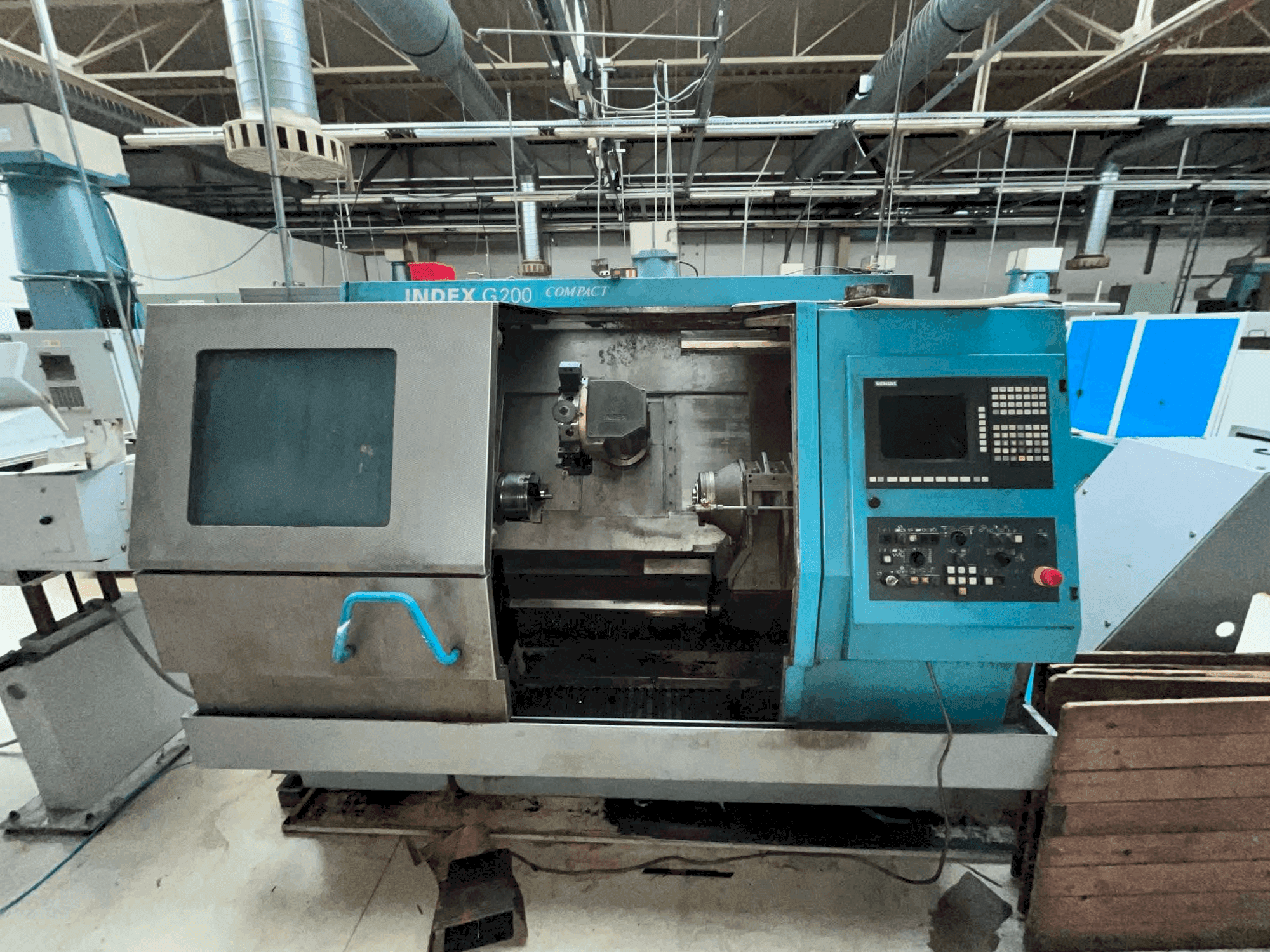 Vue de face de la machine Index G200C
