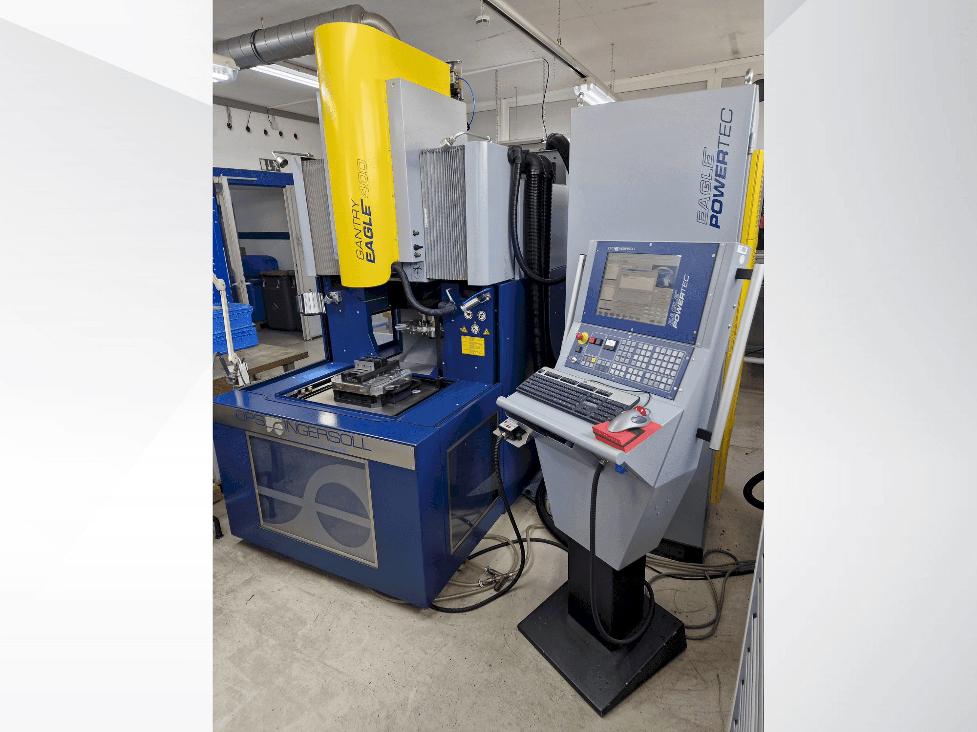 Vue de face de la machine OPS INGERSOLL Eagle 400