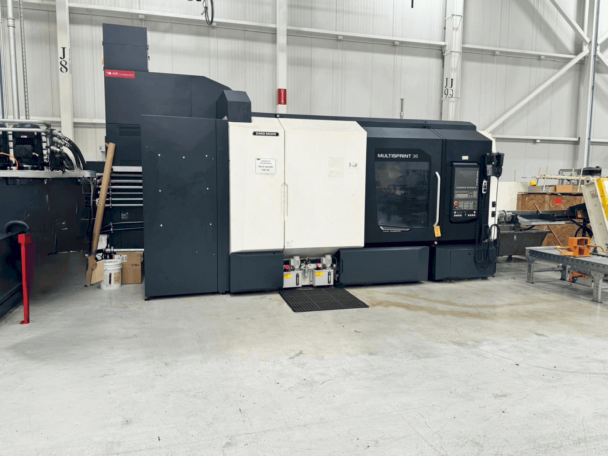 Vue de face de la machine DMG MORI Multisprint 36
