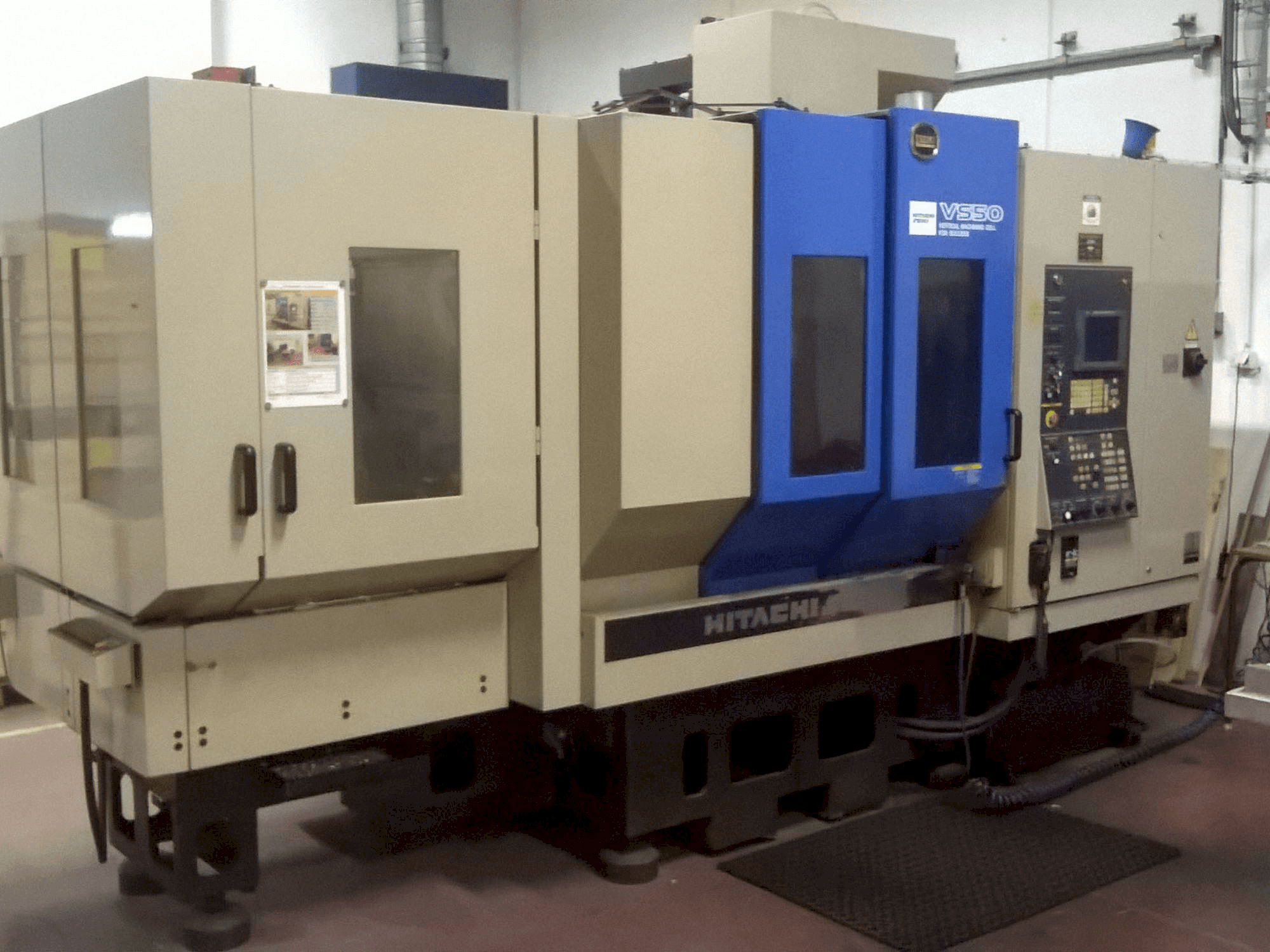 Front view of Hitachi VS 50 machine