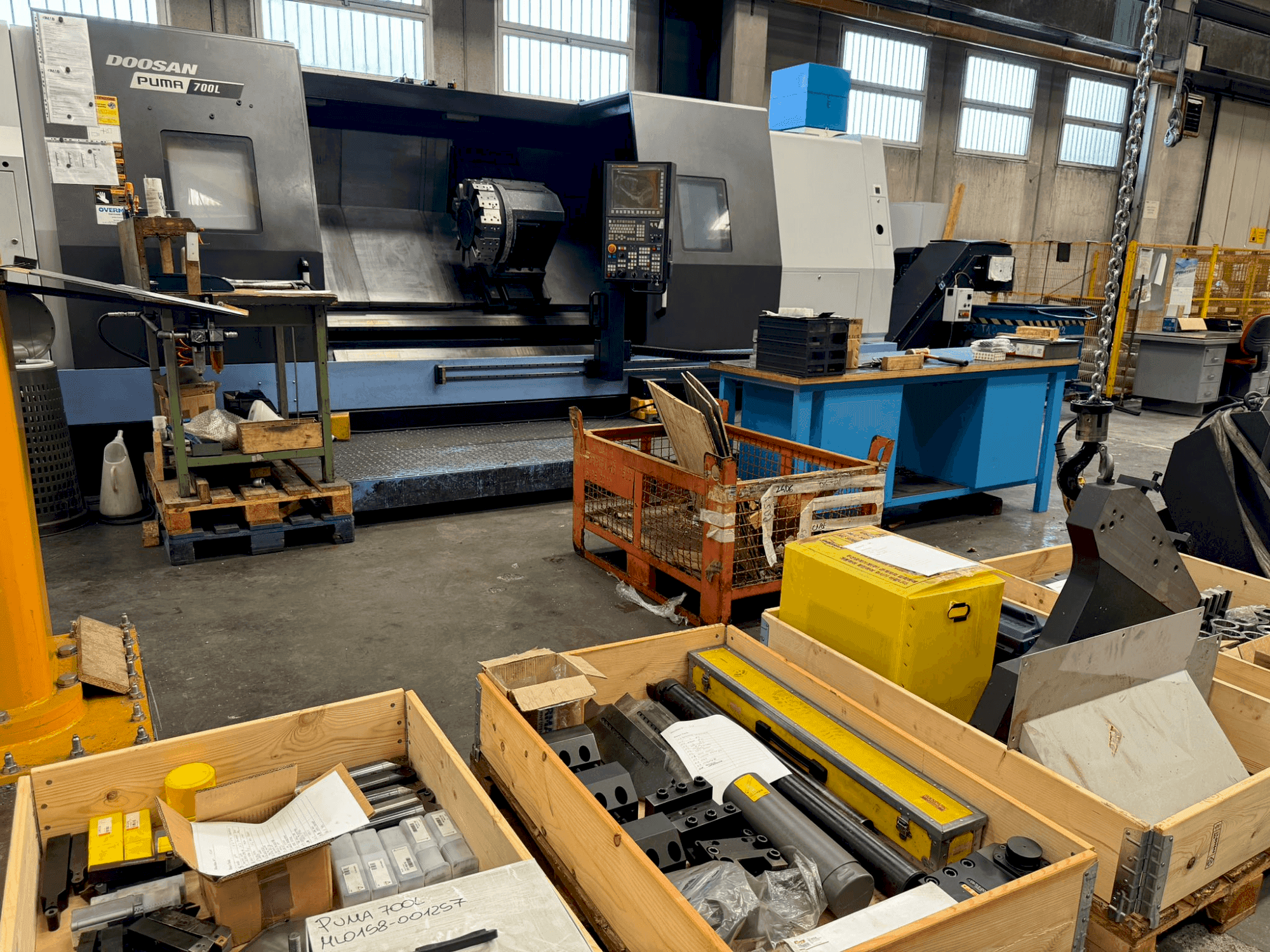 Vue de face de la machine DOOSAN PUMA 700L (2020)