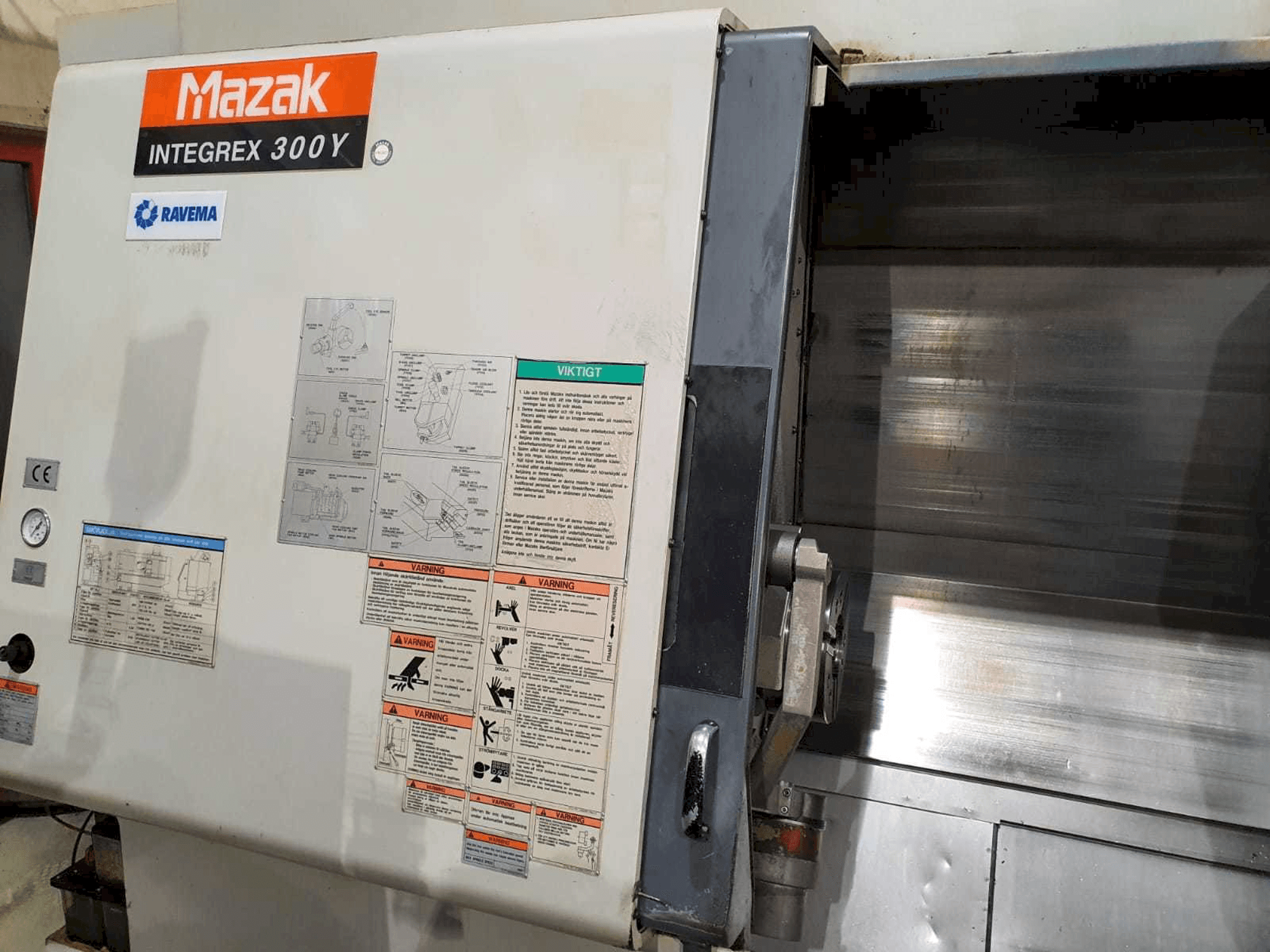 Front view of Mazak Integrex 300Y machine