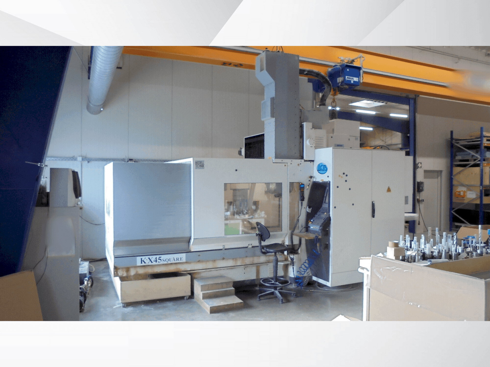 Vue de face de la machine LGB KX45 SQUARE FIVE 2