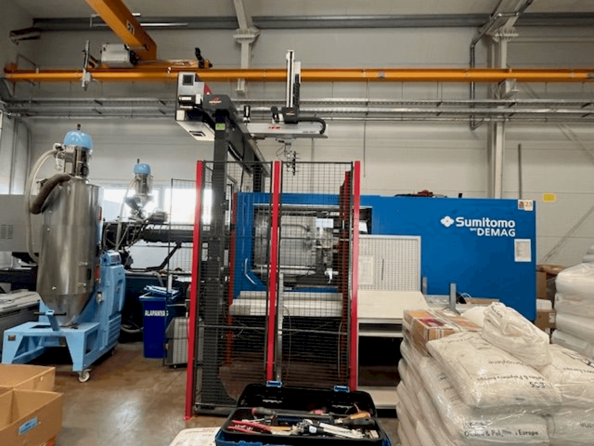 Vue de face de la machine SUMITOMO SHI DEMAG IntElect2 500/920-2200