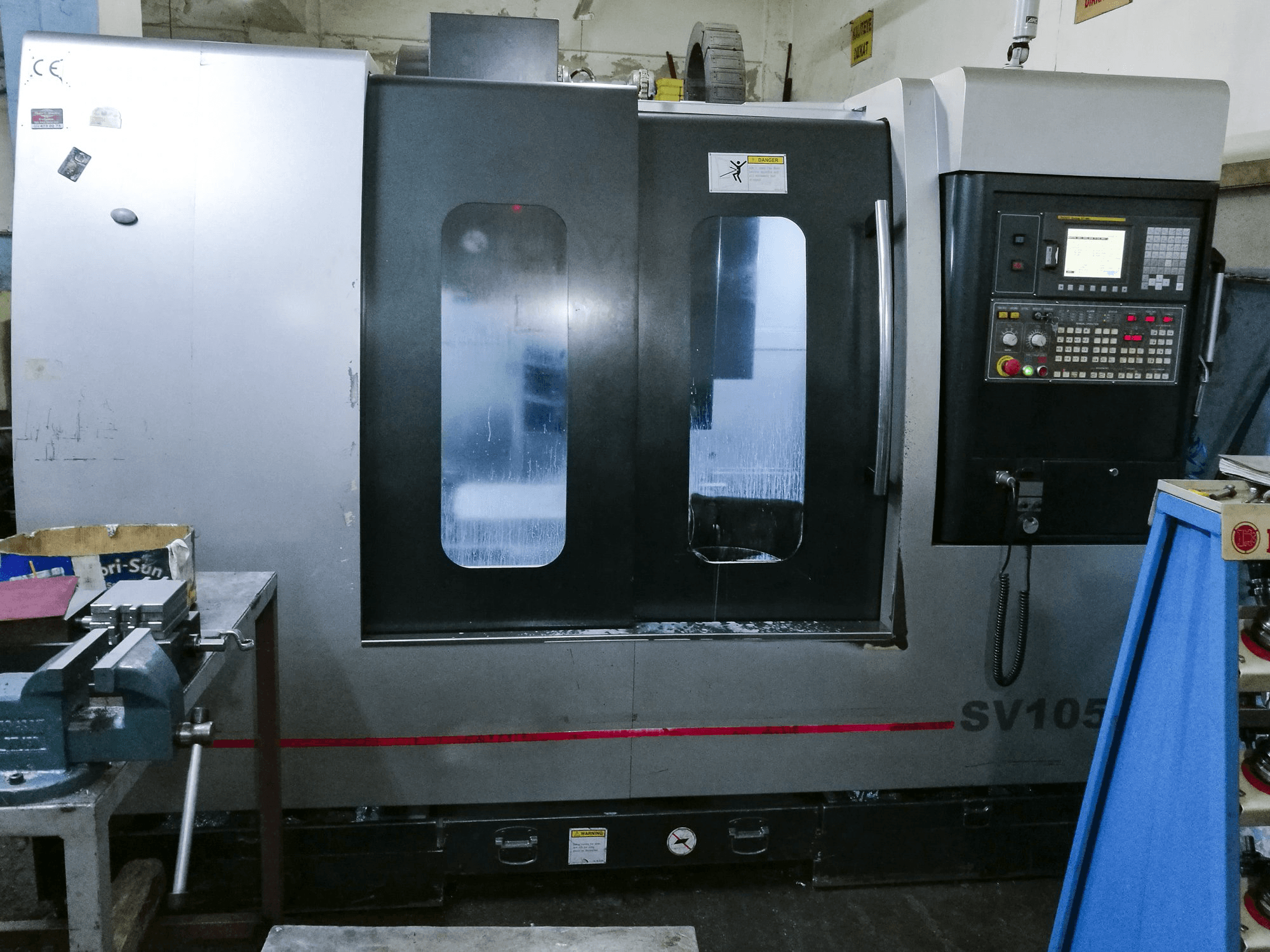 Front view of Pinnacle SV105 machine