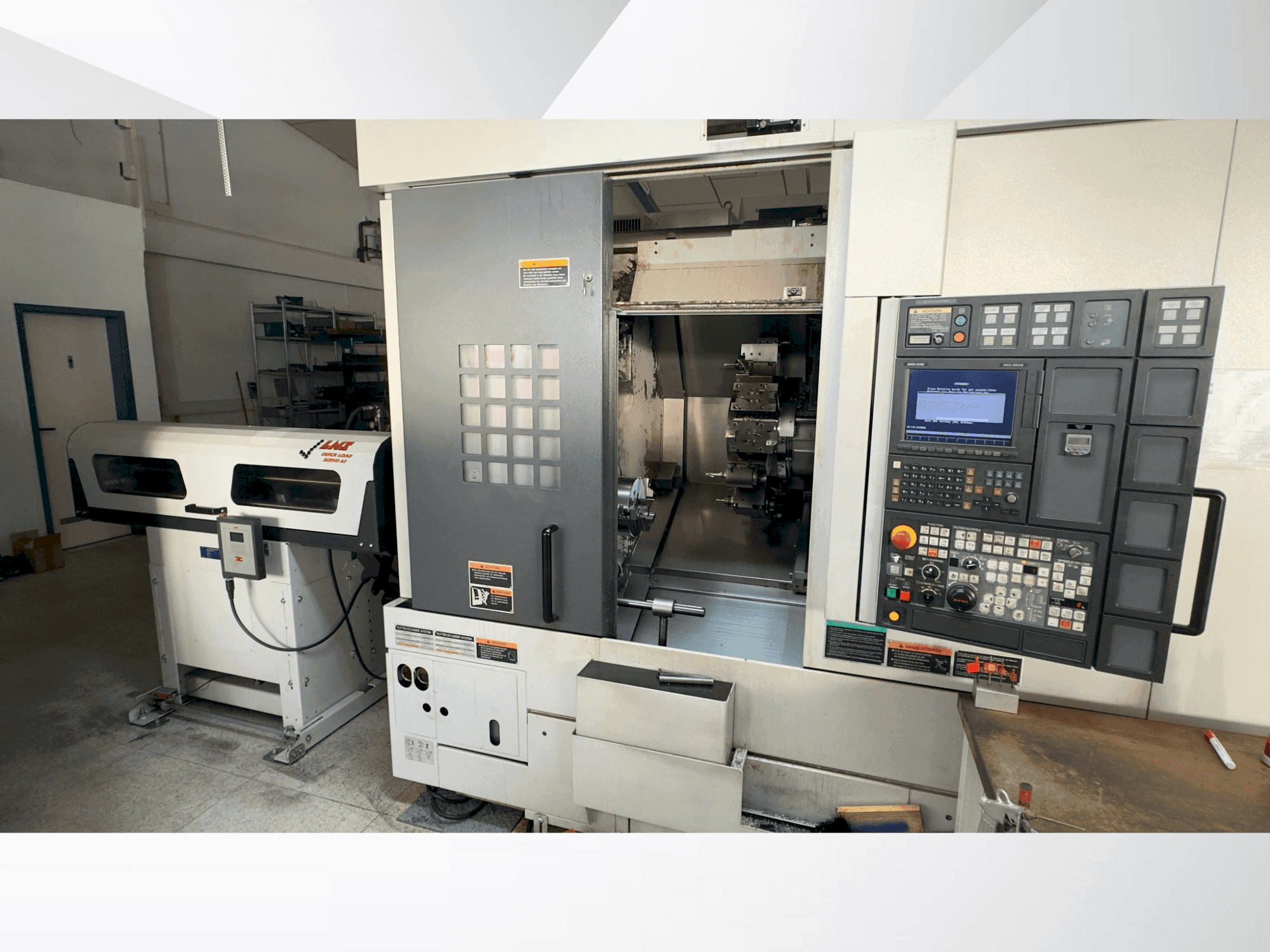 Vue de face de la machine MORI SEIKI NL 2000 SY /500