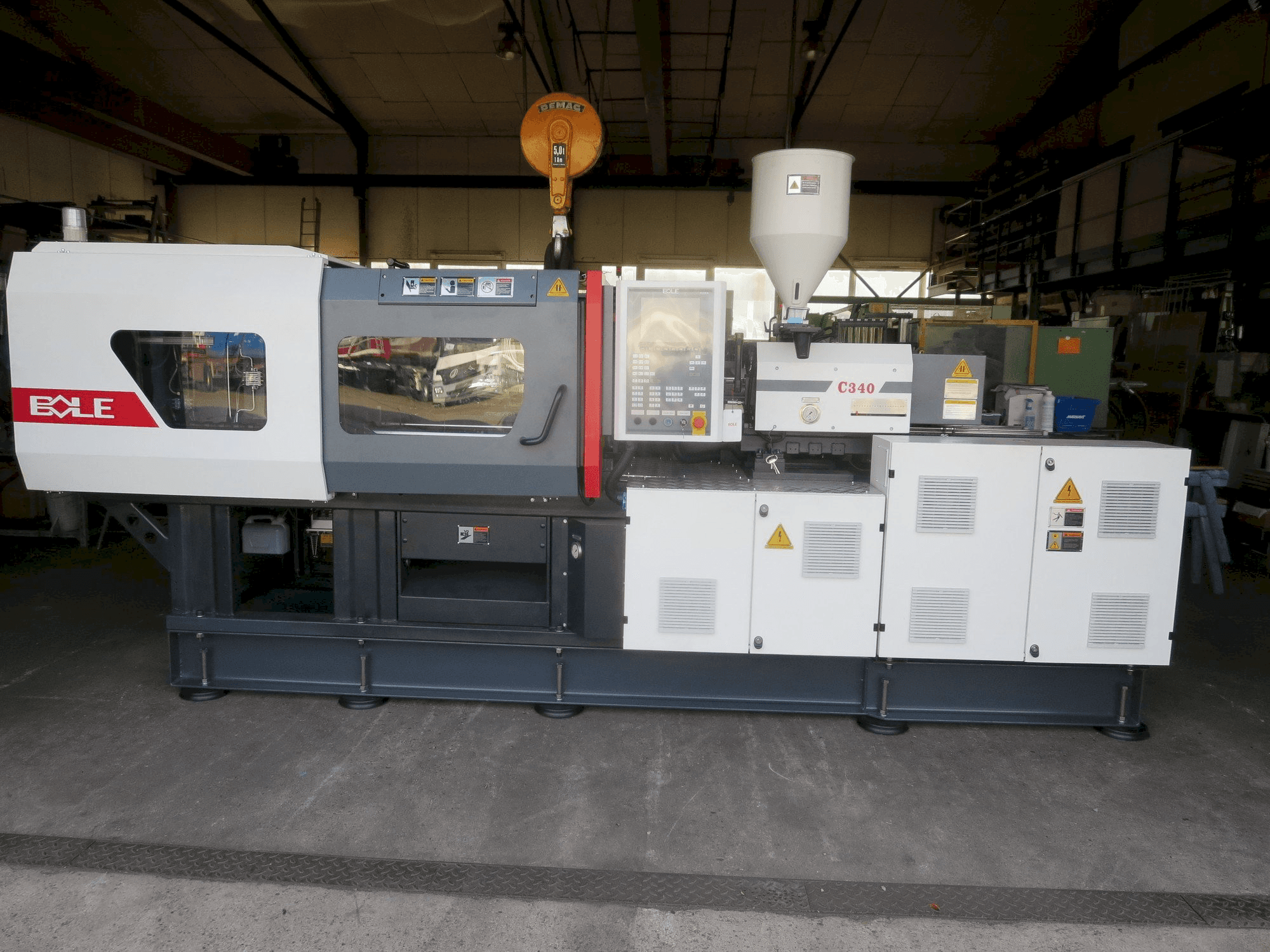 Front view of BOLE BL 100EKII - C340 machine