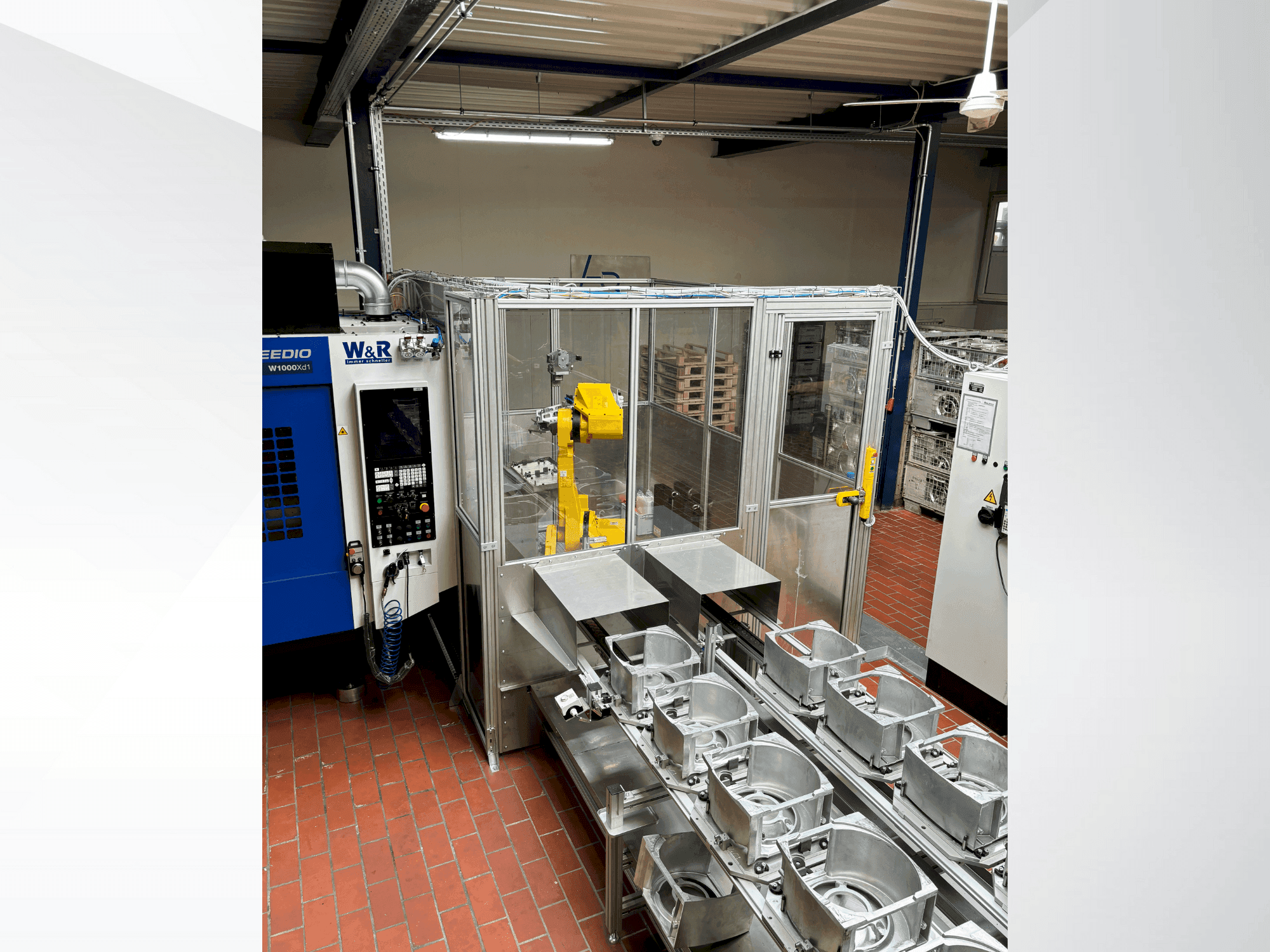 Vue de face de la machine FANUC M710 iC 70