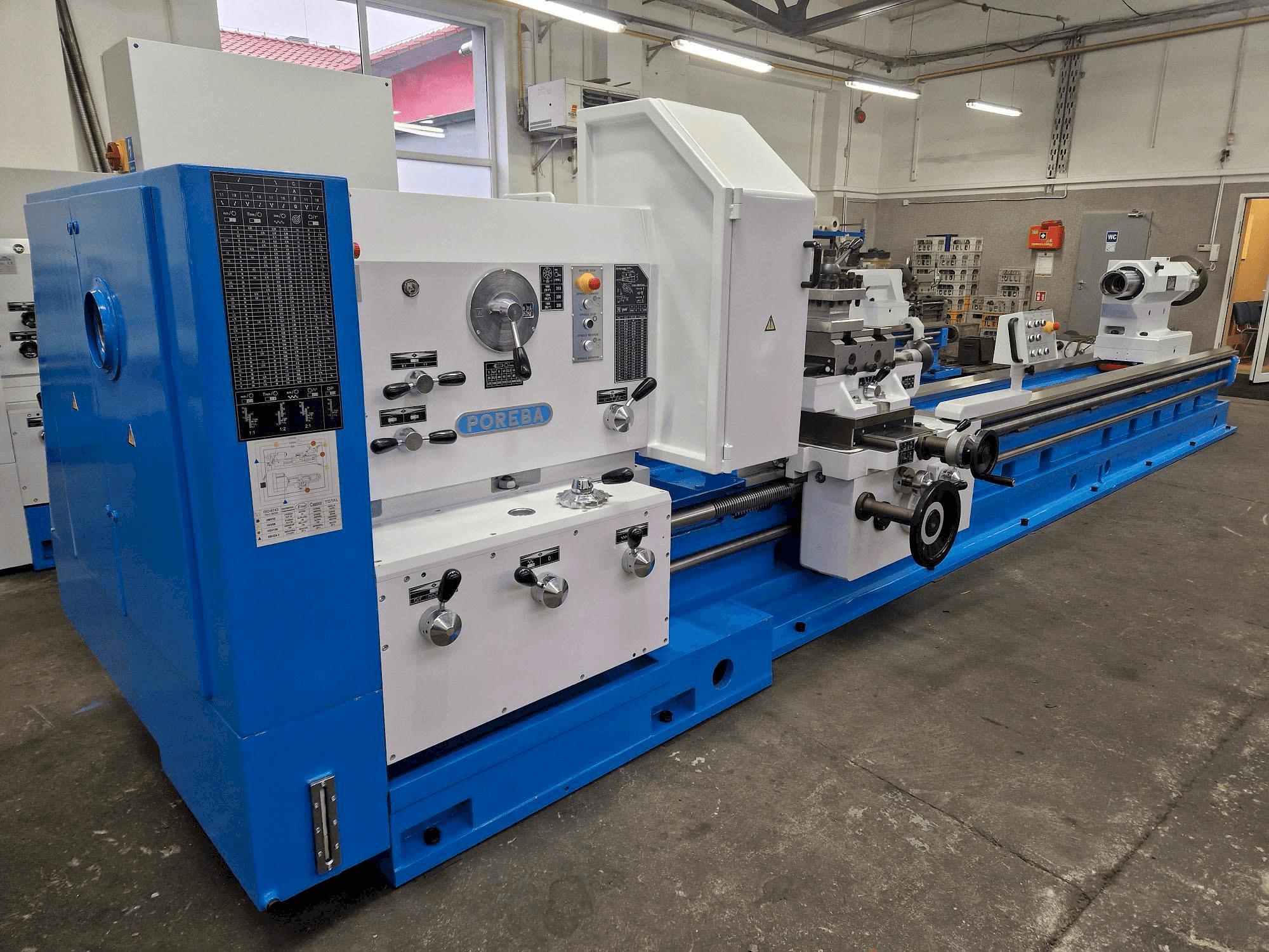 Left side view of Poreba TRP-115B3 x 5000 machine