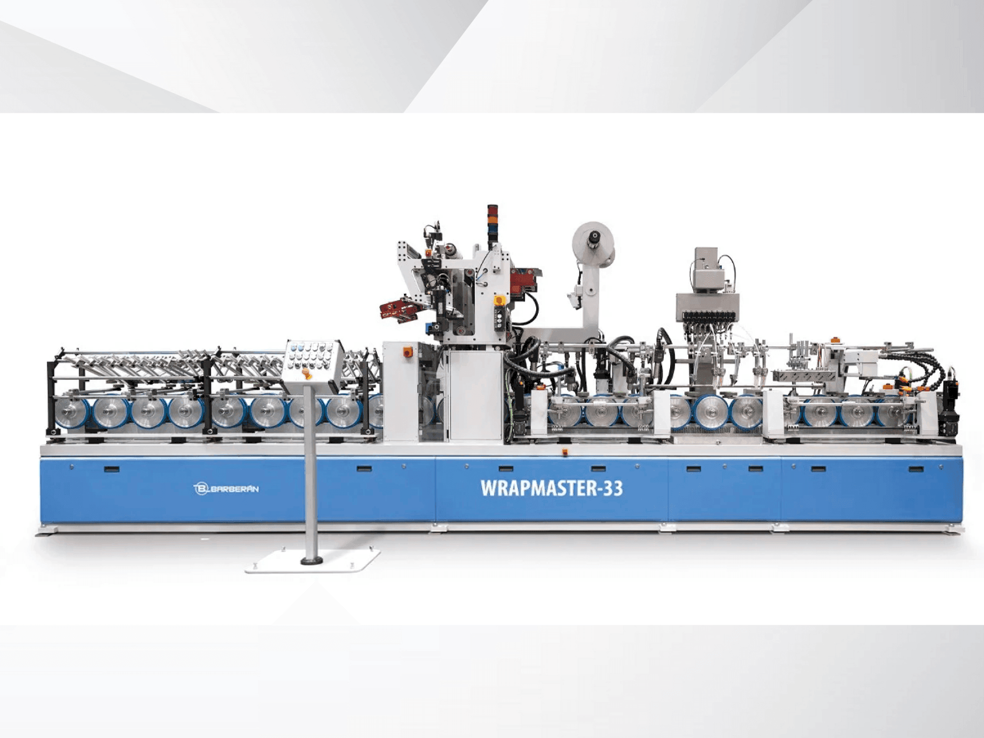 Vue de face de la machine Barberan WM-33