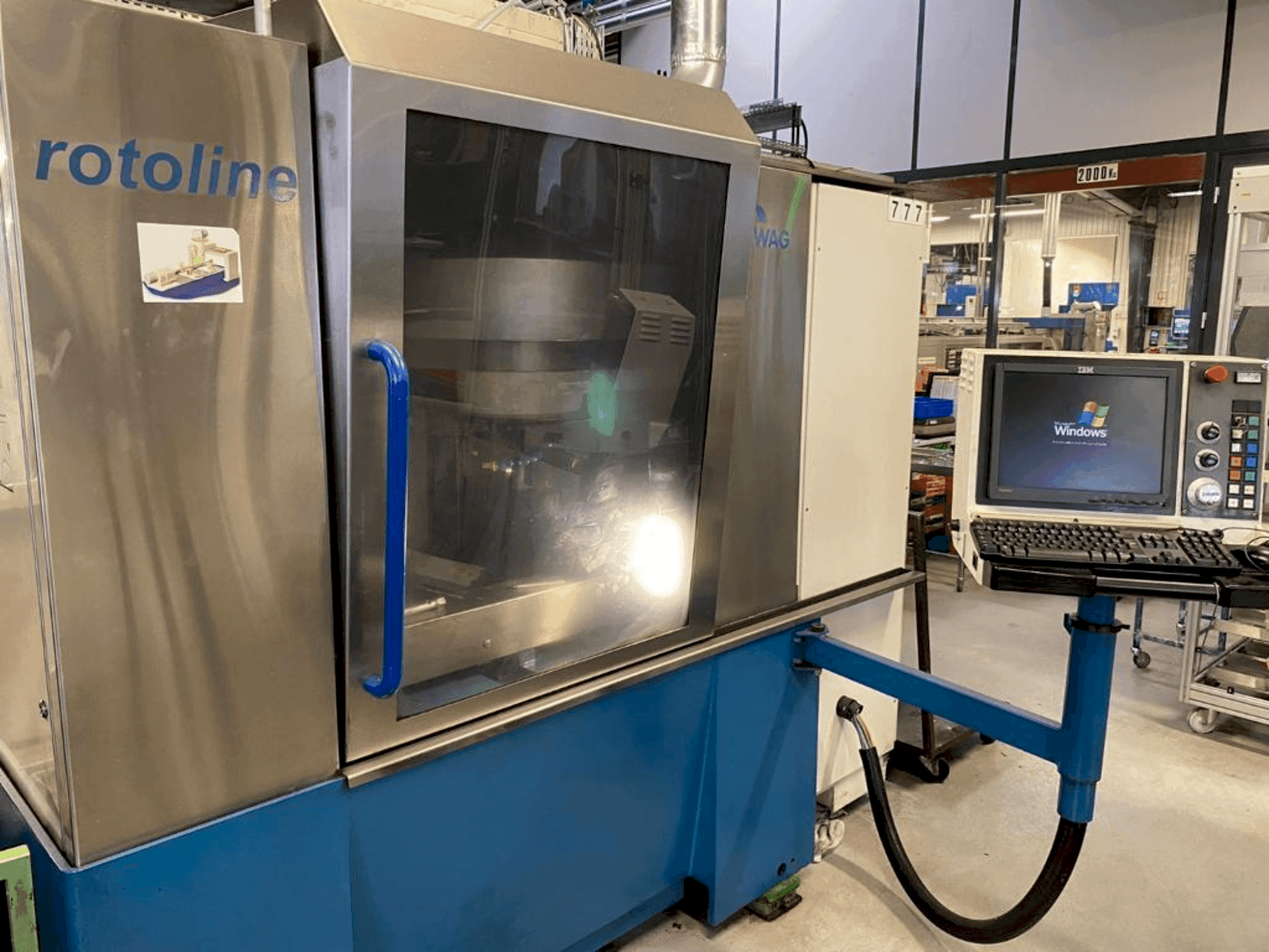 Vue de face de la machine EWAG ROTOLINE 6X