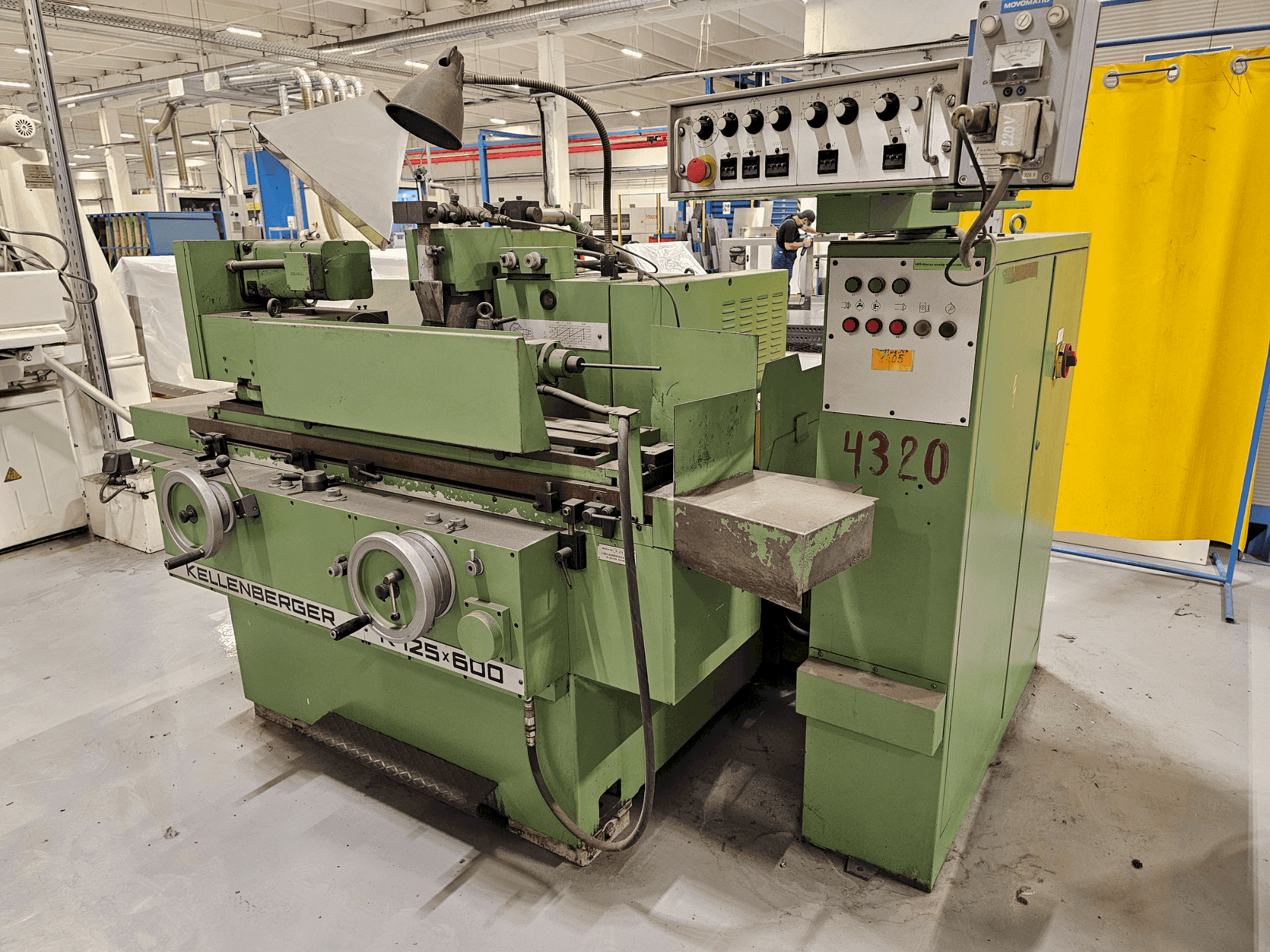 Vue de face de la machine KELLENBERGER R125 x 600